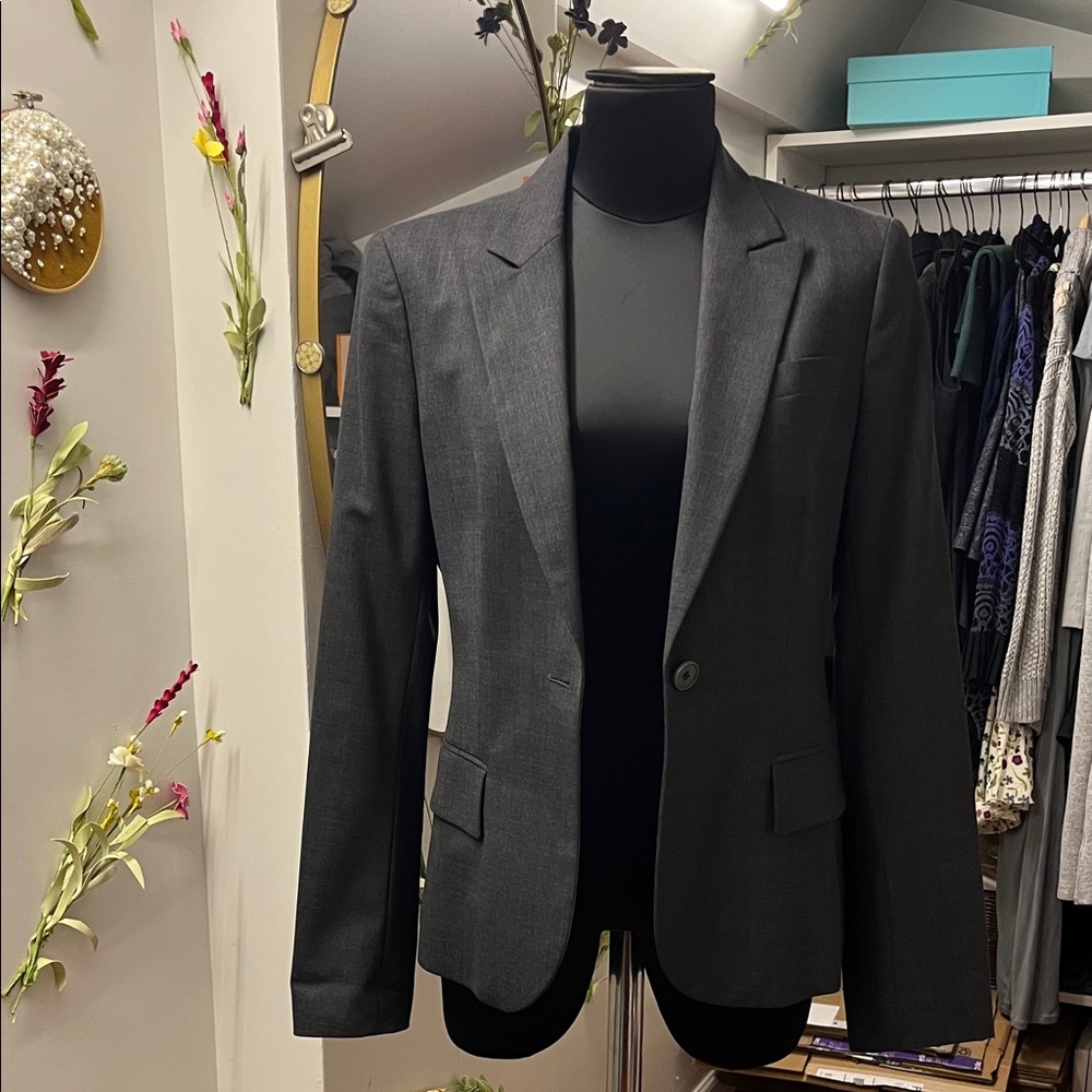 Theory Gabe B Charcoal Blazer for Women